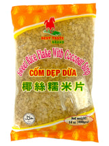 BEST TASTE SWEET RICE FLAKE WITH COCONUT STRIPS - YELLOW (14oz)