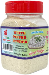 BEST TASTE WHITE PEPPER POWDER (5.2oz)