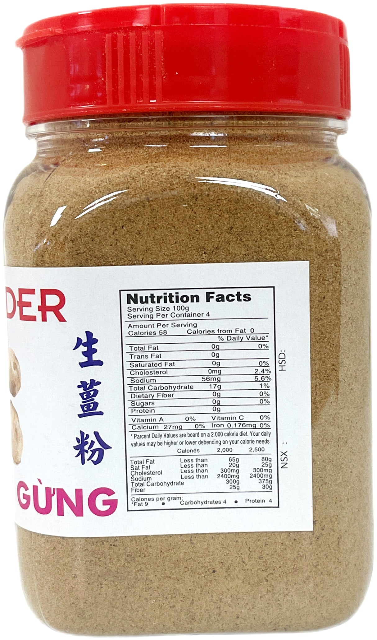 BEST TASTE GINGER POWDER (4oz)