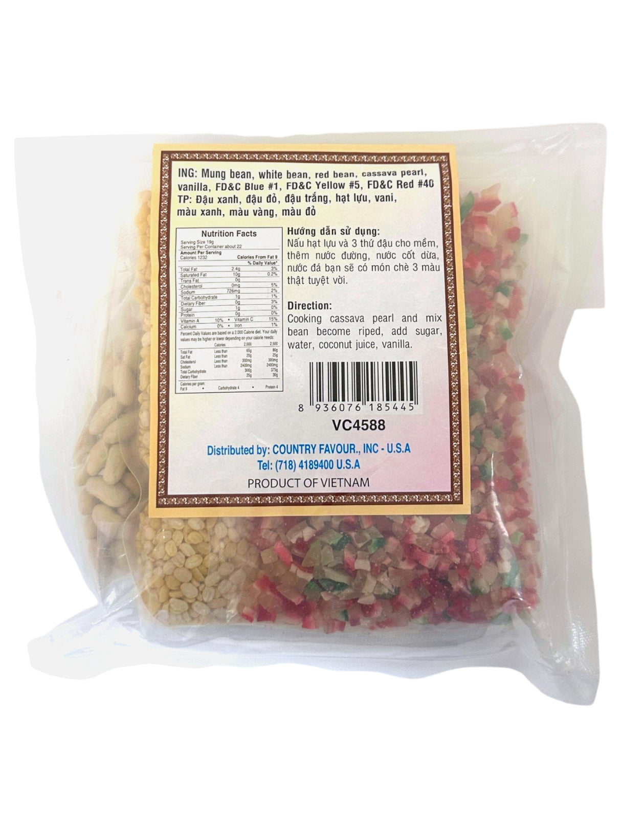 BEST TASTE DRIED DESSERT MIX - MIXED BEAN & CASSAVA (10.5oz)
