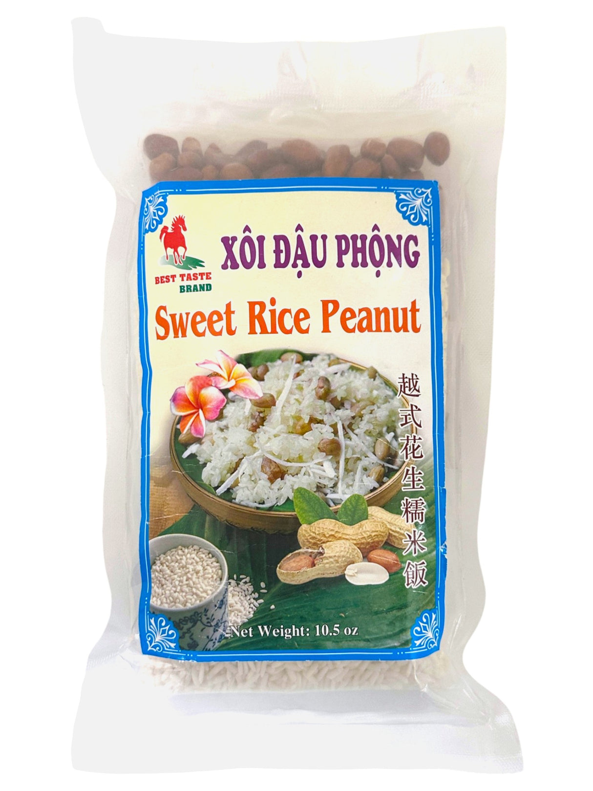 BEST TASTE DRIED DESSERT MIX - SWEET RICE & PEANUT (10.5oz)