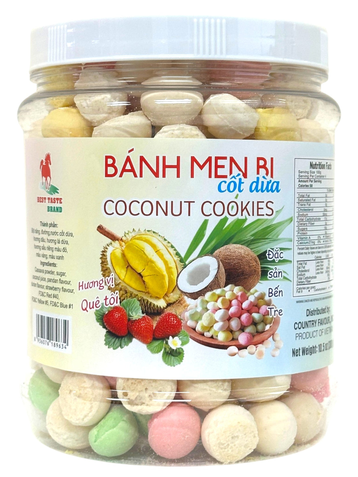BEST TASTE COCONUT COOKIES (10.5oz)