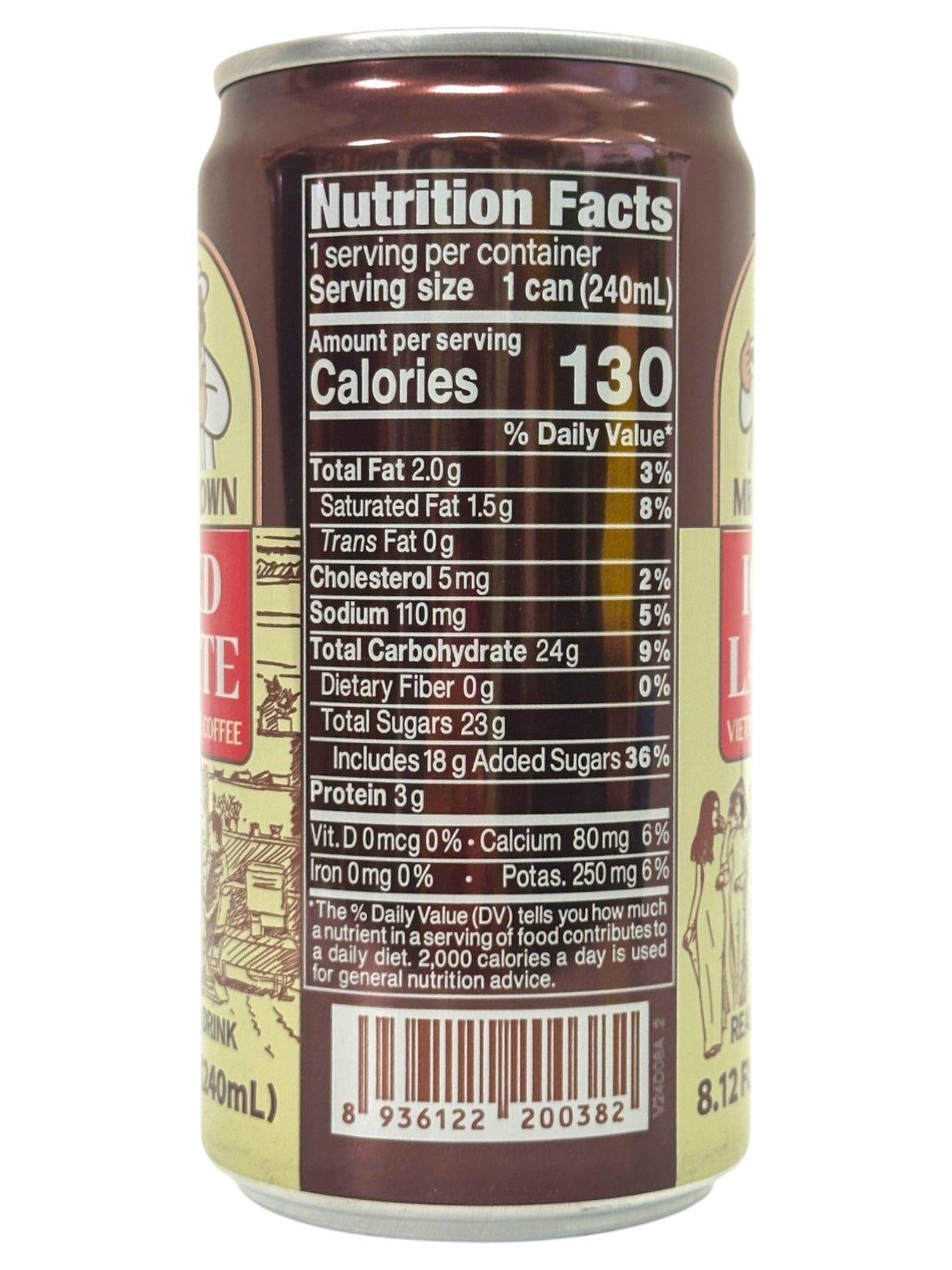 MR. BROWN VIETNAMESE COFFEE ICED LATTE (8.12oz)