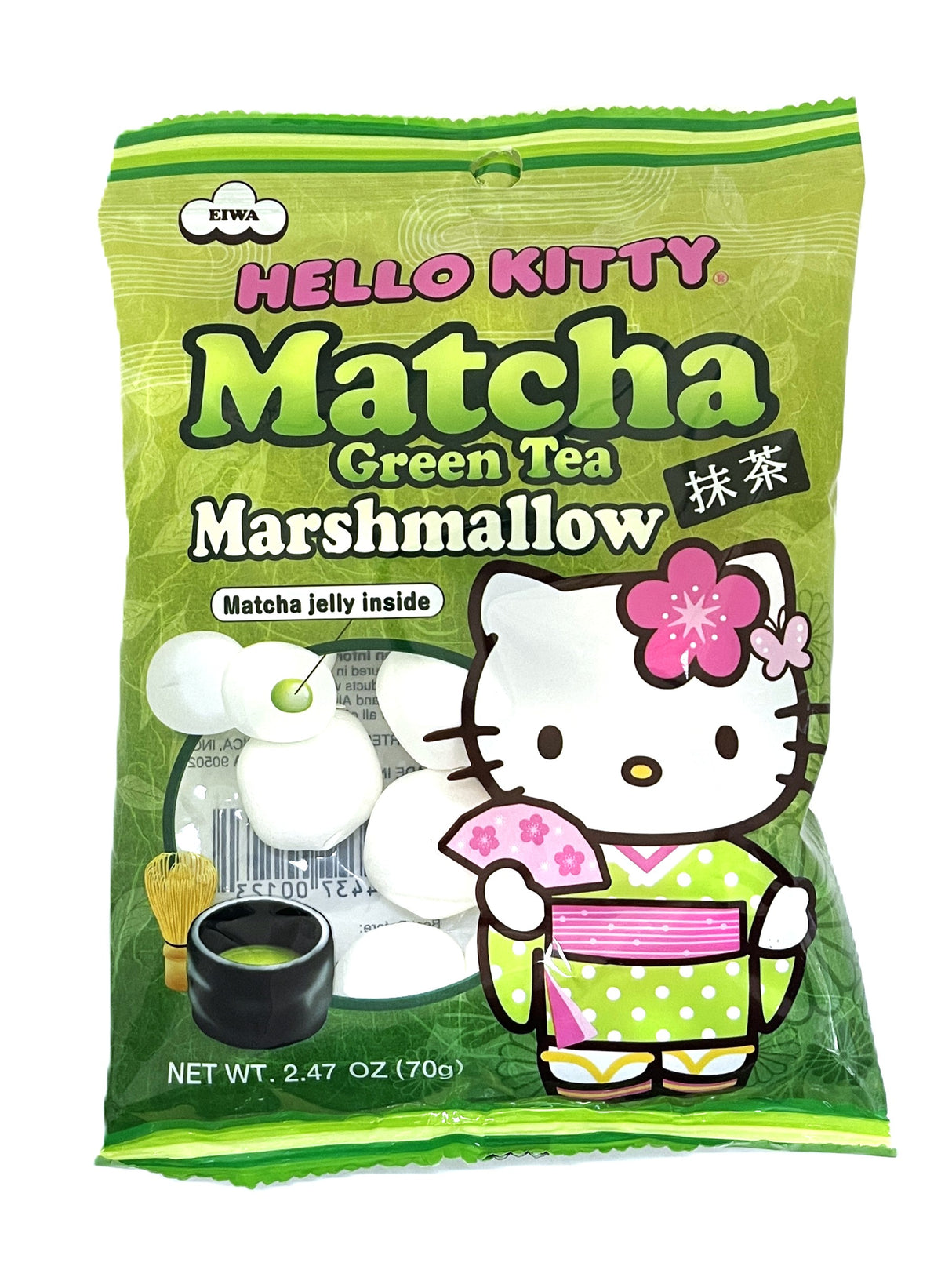 EIWA HELLO KITTY MARSHMALLOW - MATCHA GREEN TEA (2.47oz)