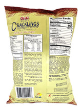 OISHI CRACKLINGS - SALT & VINEGAR (3.17oz)