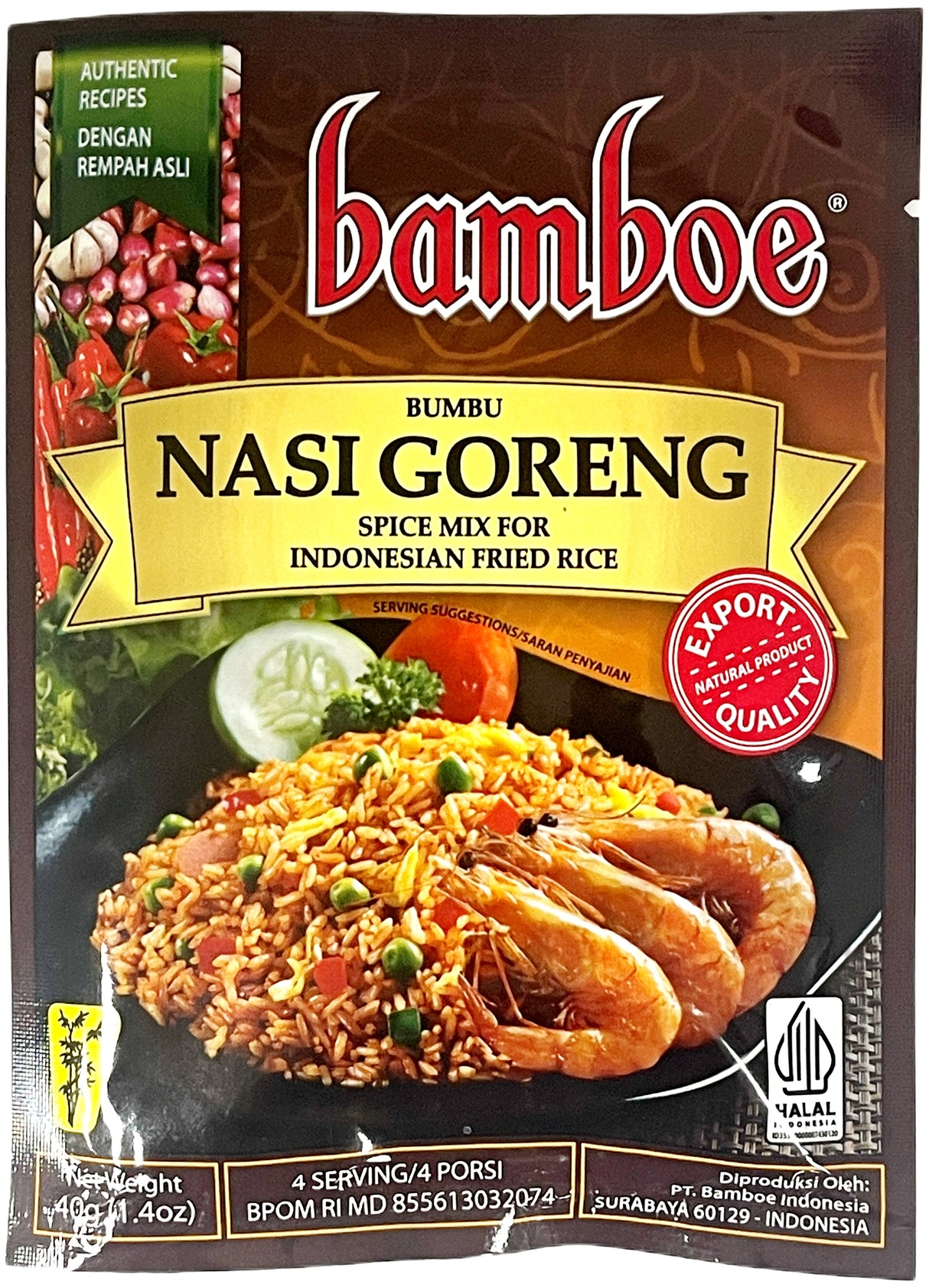 BAMBOE SPICE MIX - NASI GORENG (FRIED RICE) (1.4oz)