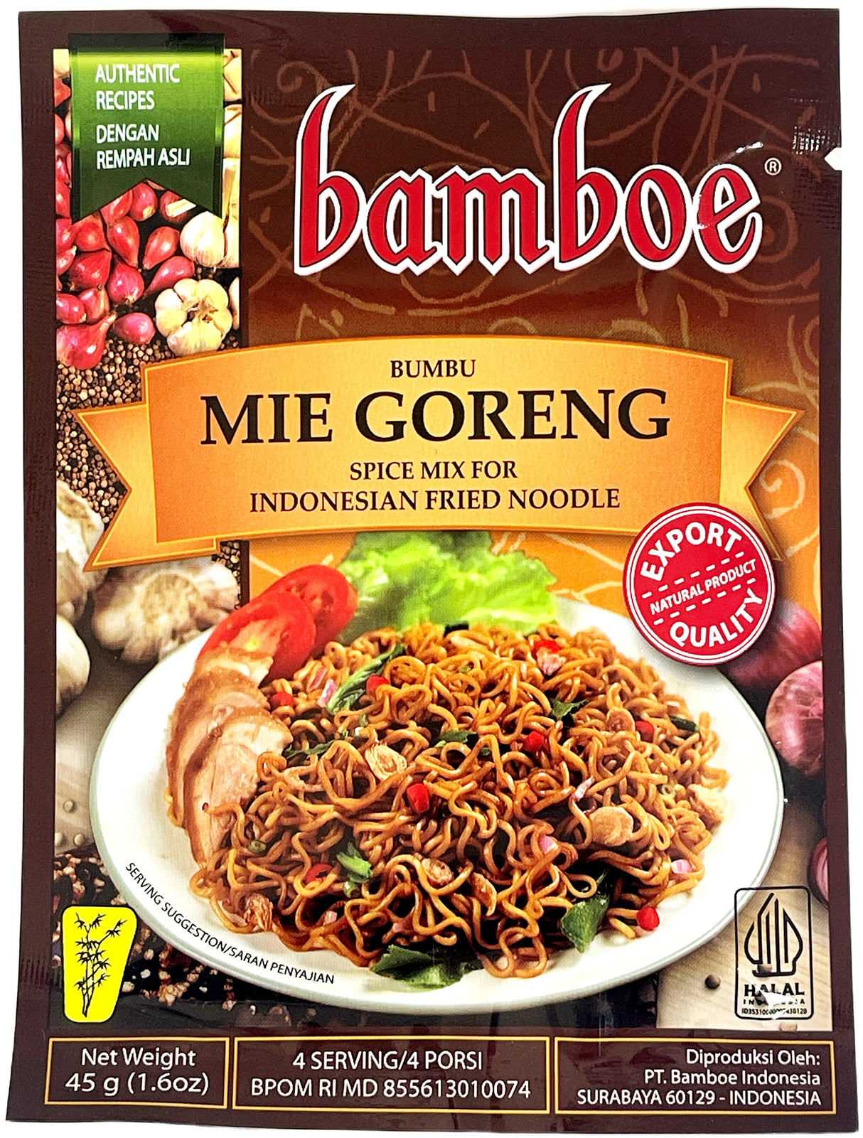 BAMBOE SPICE MIX - MIE GORENG (INDONESIAN FRIED NOODLE) (1.6oz)