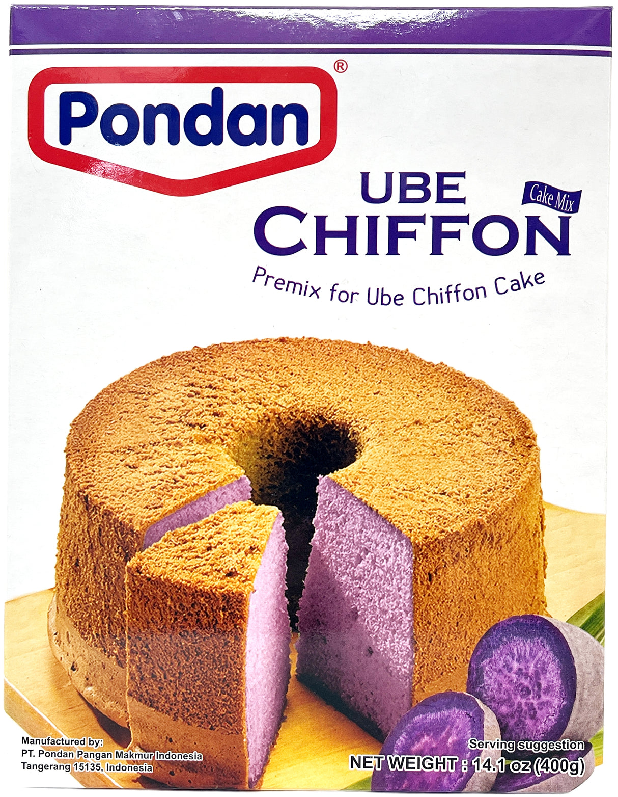 PONDAN UBE CHIFFON CAKE MIX (14.1oz)