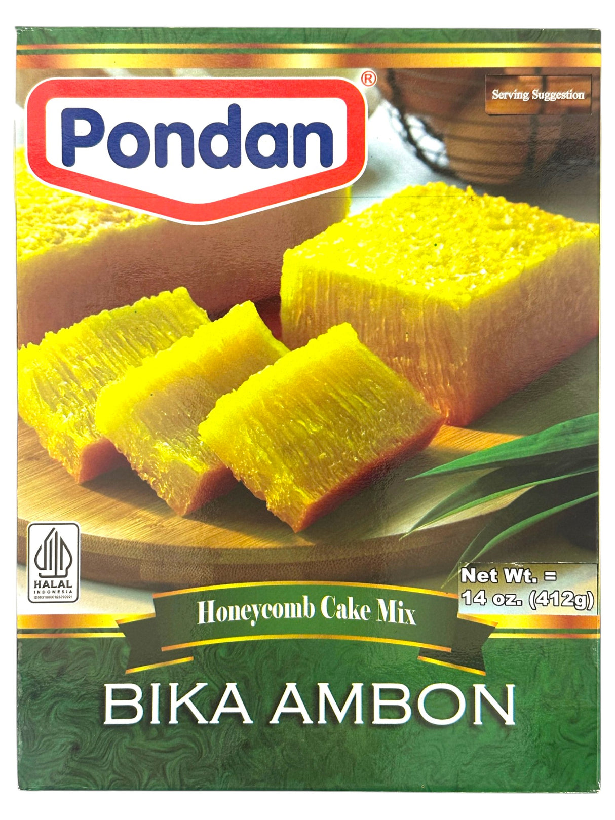 PONDAN BIKA AMBON HONEYCOMB CAKE MIX (14oz)