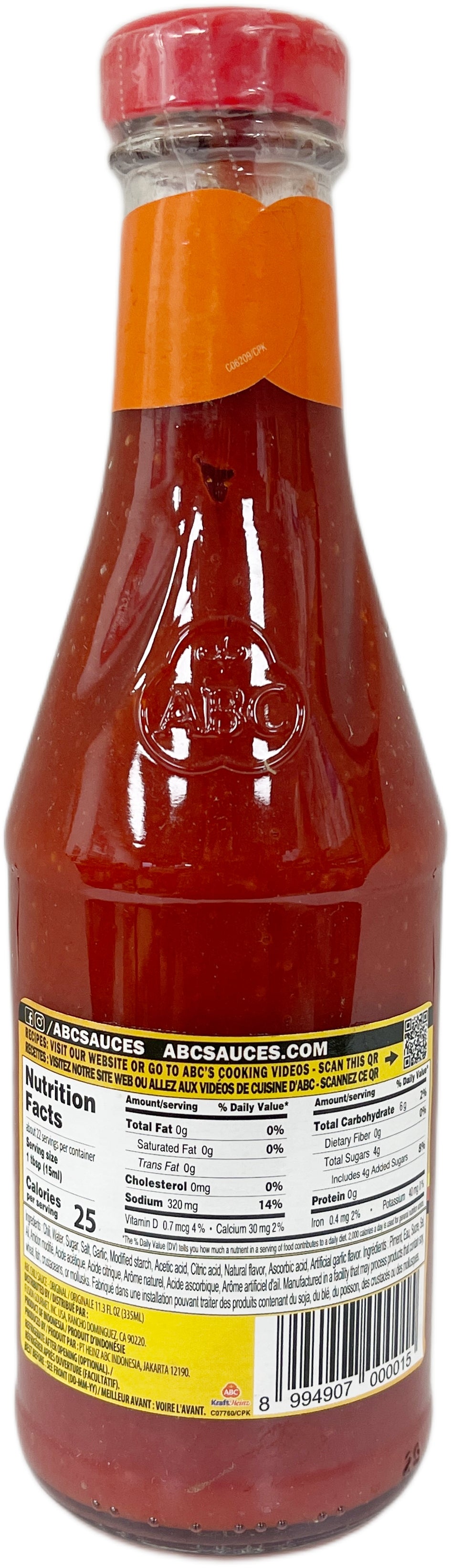 ABC CHILI SAUCE - ORIGINAL (11.3oz)