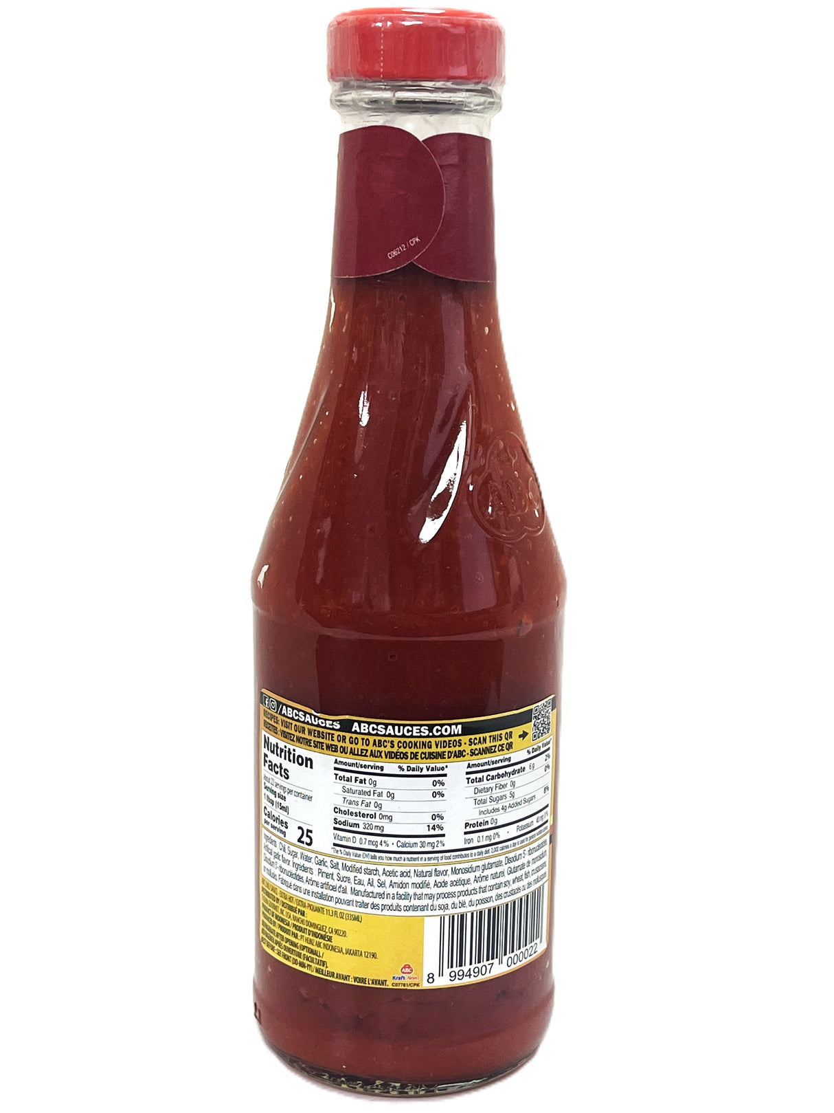 ABC CHILI SAUCE - EXTRA HOT (11.3oz)