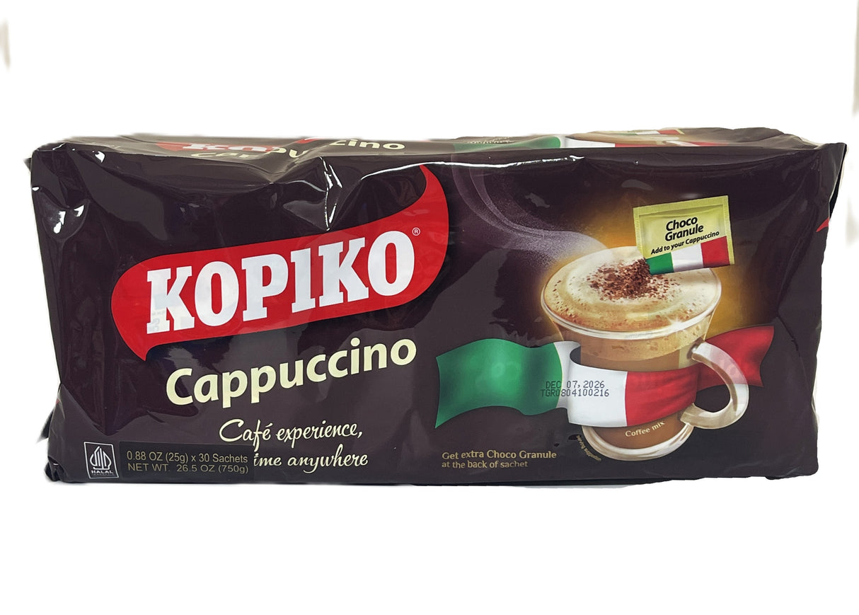 KOPIKO INSTANT COFFEE 30PK - CAPPUCCINO