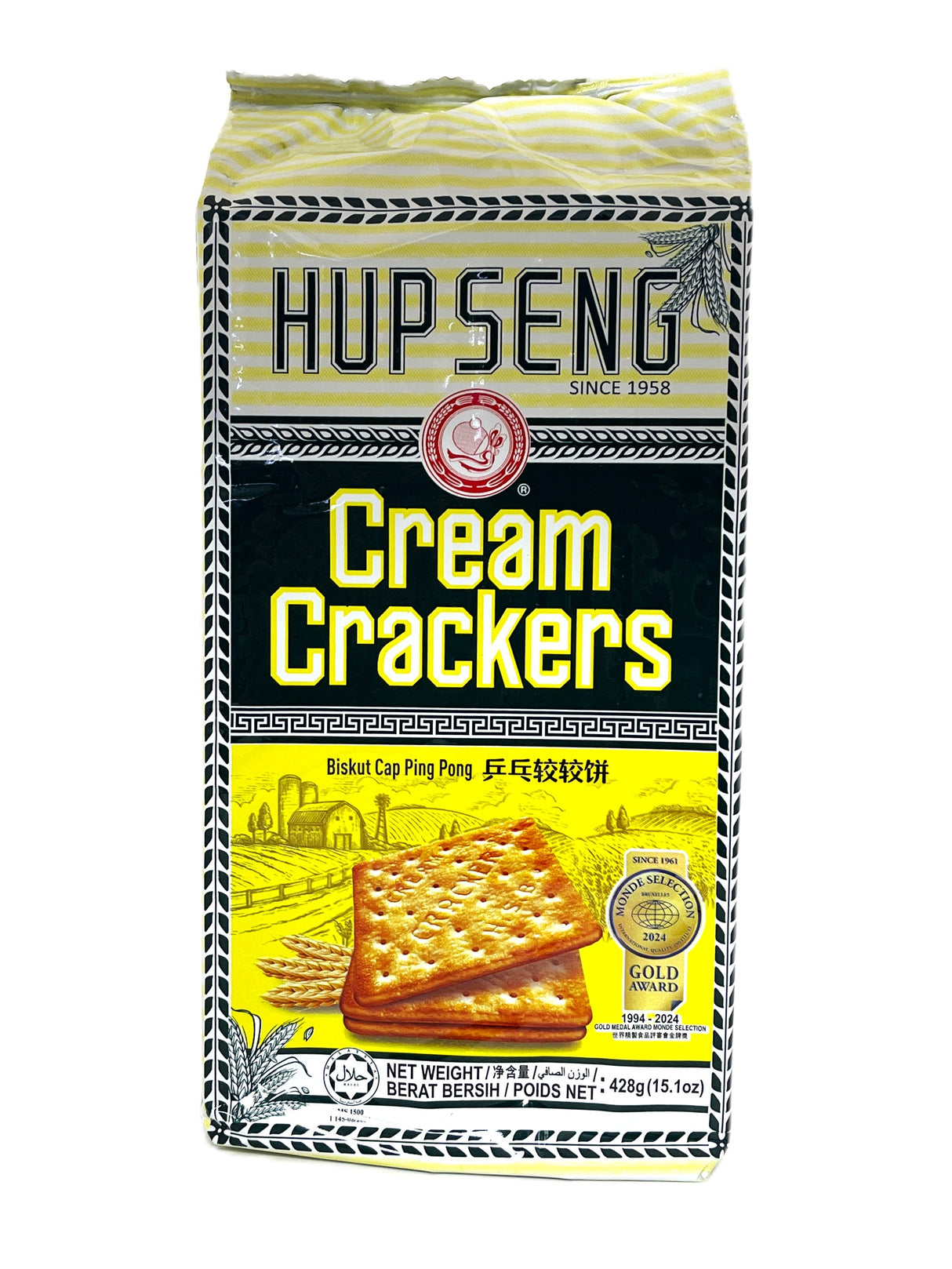 HUPSENG CREAM CRACKERS (15.1oz)