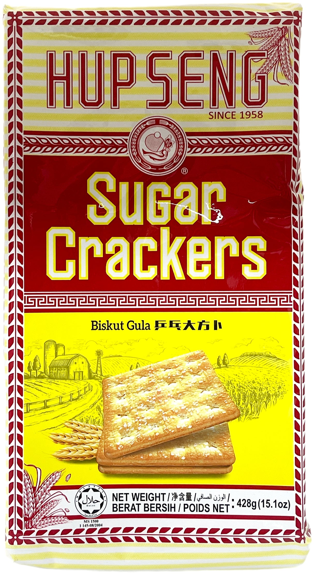 HUPSENG SUGAR CRACKERS (15.1oz)
