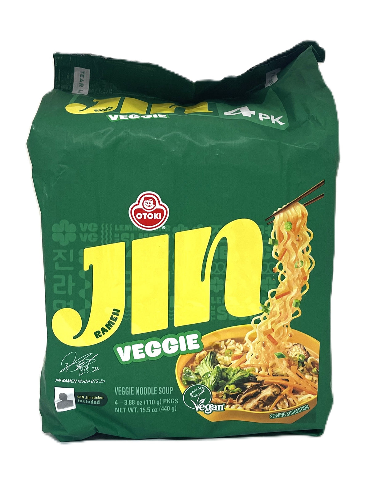 OTOKI JIN RAMEN 4PK - VEGGIE