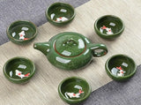 7PC MINI TEA SET - KOI FISH DESIGN