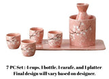 7PC CERAMIC SAKE WARMING SET