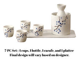 7PC CERAMIC SAKE WARMING SET