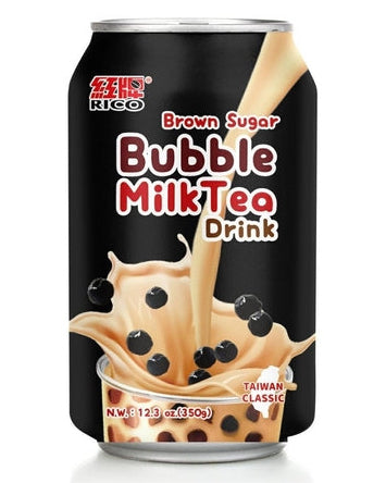 RICO BUBBLE MILK TEA DRINK - BROWN SUGAR (12.3oz)