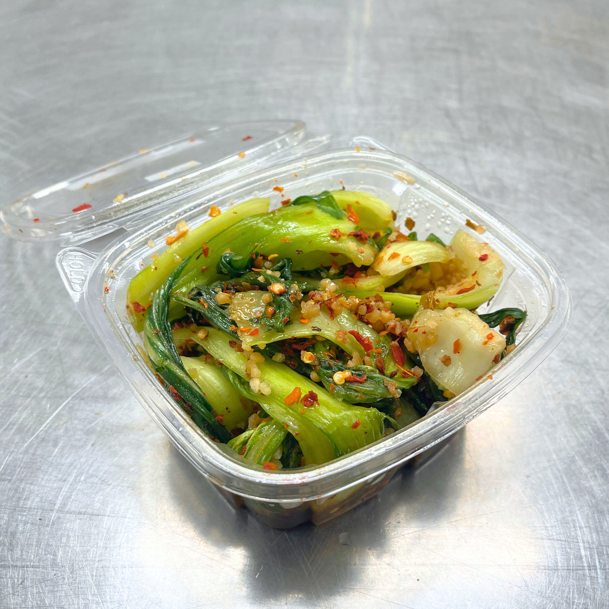 Spicy Garlicky Bok Choy